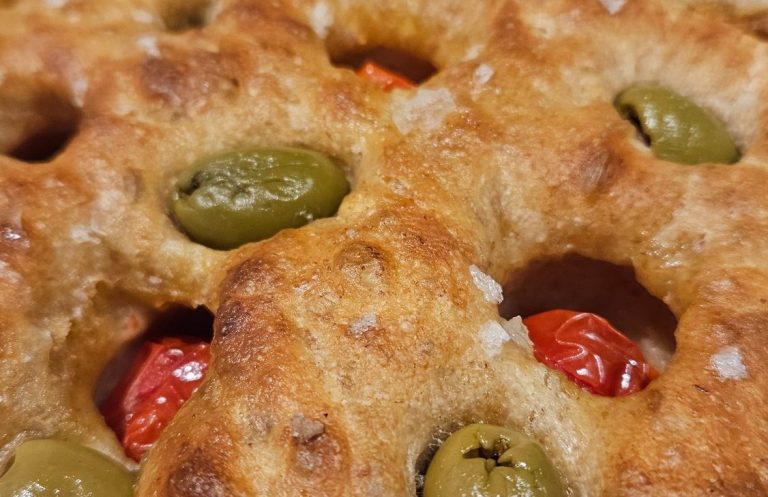 Olive Tomato Focaccia