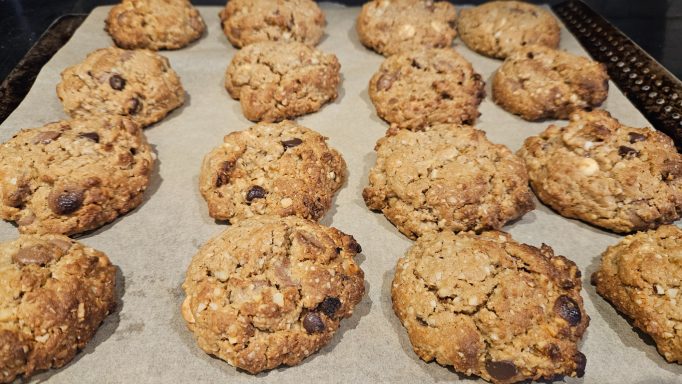 Apricot Brazil Choc Biscuits